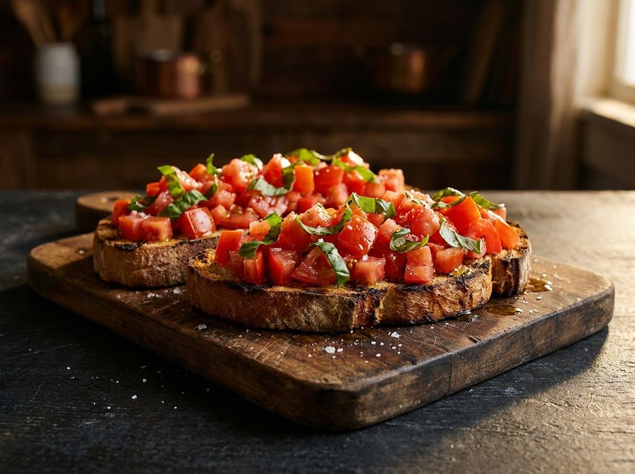 Bruschetta s rajčaty
